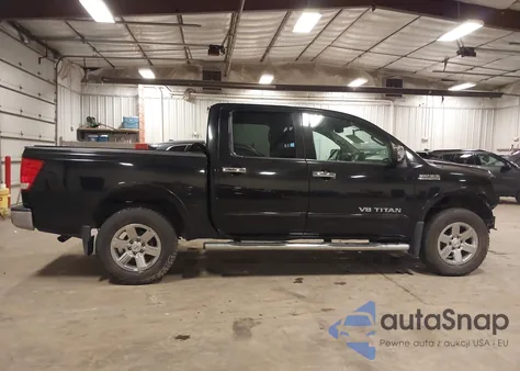 2015 Nissan Titan Sv из США, поврежденный, VIN 1N6BA0EC7FN509360